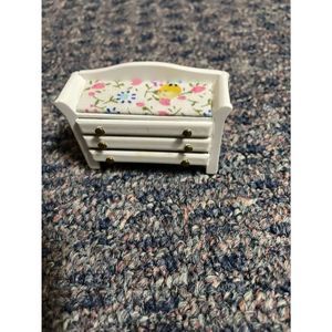 Vintage Miniature Scaled 1:24 Nursery Dresser and Changing Table